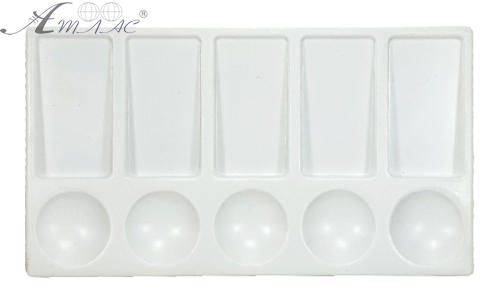 Палітра прямокутна №  2/1 сніжно біла 17,5 х 23 см  AS-0095