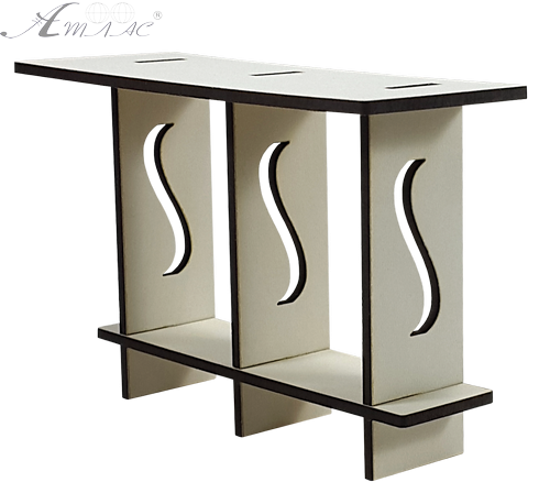 Мебель для кукол ростом 30 см - Этажерка из МДФ AS-6031 Мебель для кукол ростом 30 см - Этажерка из МДФ AS-6031