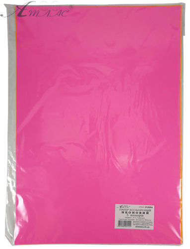 Папір кольоровий з двох сторін Неоновий 5 аркушів AS-0546, Р-0204 фото 2