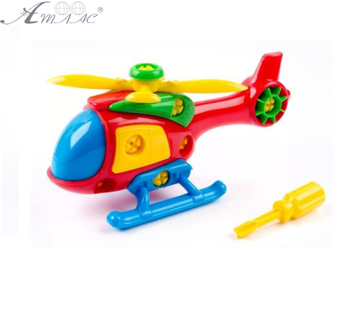 Іграшка Гелікоптер розбірний з інструментами 15 см  30,010