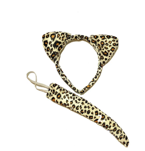 Игрушки Обруч Ушки Леопарда с хвостом 4 цвета  10720 фото 5