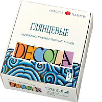 Фарба акрилова Набор Decola глянсові 9 кольорів по 20мл 2941115