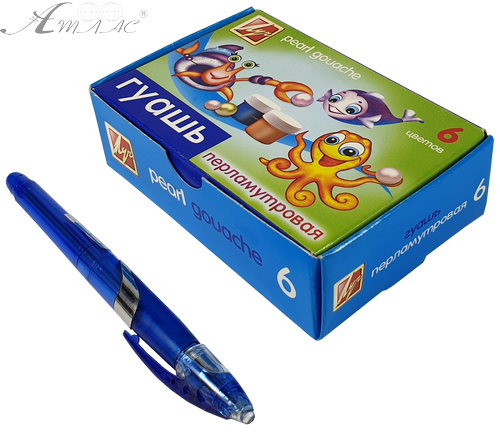 Гуашь набор Луч - Перламутровая 6 цветов 20мл фото 3 Гуашь набор Луч - Перламутровая 6 цветов 20мл фото 3