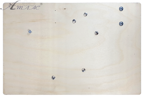 Бизиборд № 1 НЕ крашенный 33 х 22 см AS-7001 фото 4