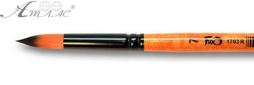 Пензлик синтетика Кругла № 7 художня Пензлик синтетика Кругла № 7 художня