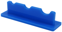 Підставка під три пензлика, Синий пластик AS-0056