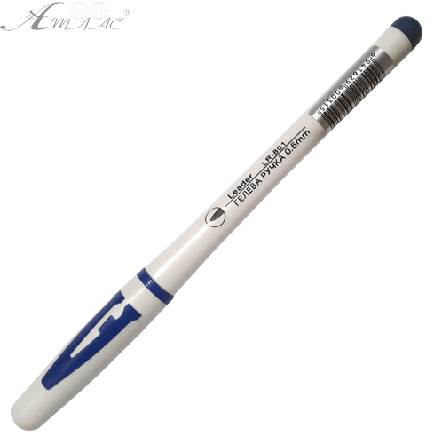 Ручка гелева Leader Синя LR-801