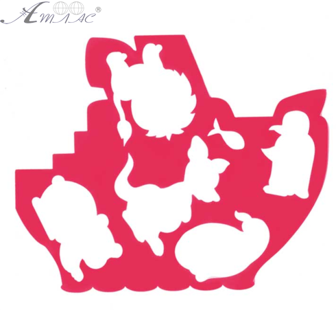 Трафарет для детского творчества Луч "Кораблик и друзья" 18С 1209-08 Трафарет для детского творчества Луч "Кораблик и друзья" 18С 1209-08