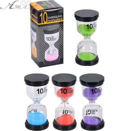 Іграшка Годинник Пісочний 10 хвилин приблизно 4,3х10см  08649