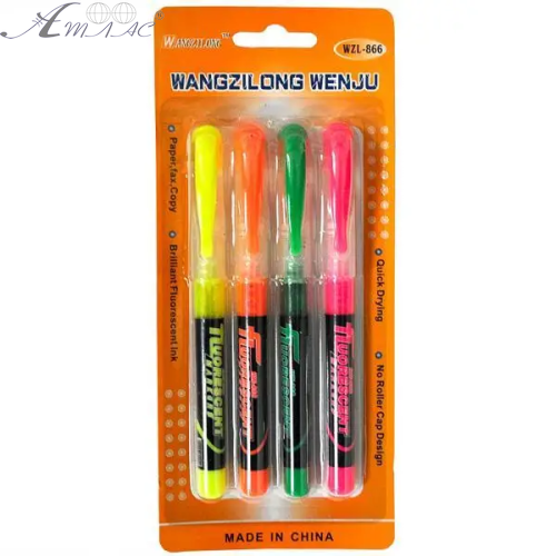 Маркер текстовый Набор 4шт 1 - 4 мм  WZL-866