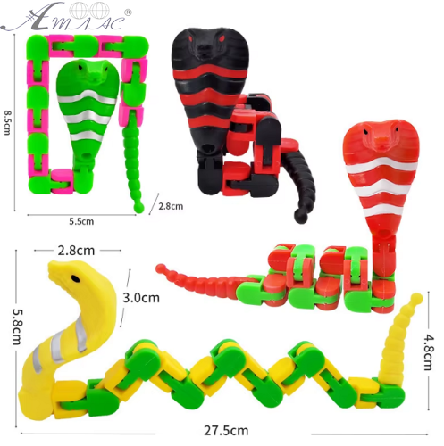 Игрушка Антистресс Змея 27см пластик  А746 фото 2