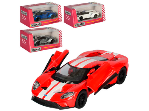 Машинка Kinsmart Ford GT 2017 с полосками  KT5391FW