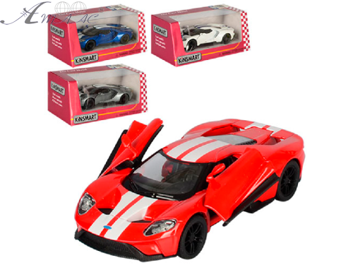 Машинка Kinsmart Ford GT 2017 зі смужками  KT5391FW