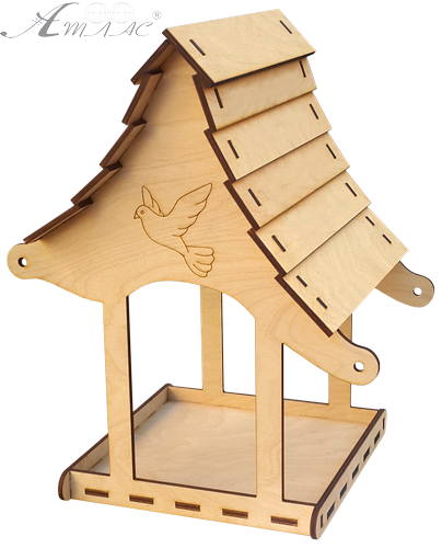 Годівничка № 10 з Голубом 22 х 19 х 27 см AS-4305