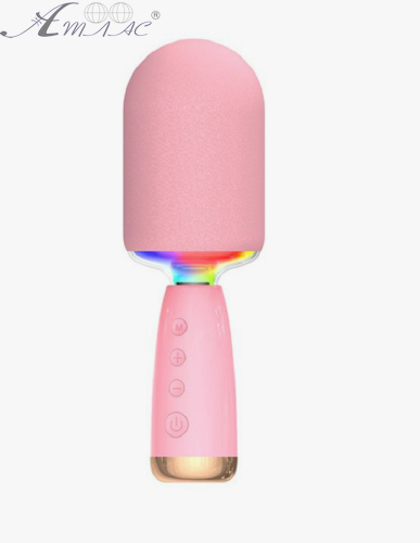 Іграшка Мікрофон караоке + колонка рожевий  11390 фото 2