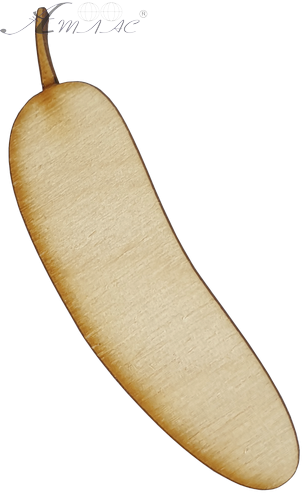 Фігурка фанерна - Огірок 8 см AS-4690, В-0181