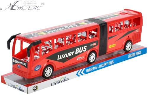 Іграшка Автобус Гармошка Червоний 46 см у блістері  950-16