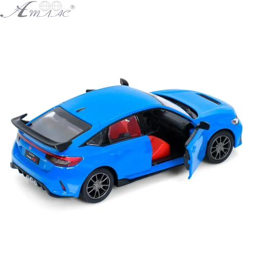 Машинка Kinsmart Honda Civic Type R 2024 Синя  KT5472W фото 2