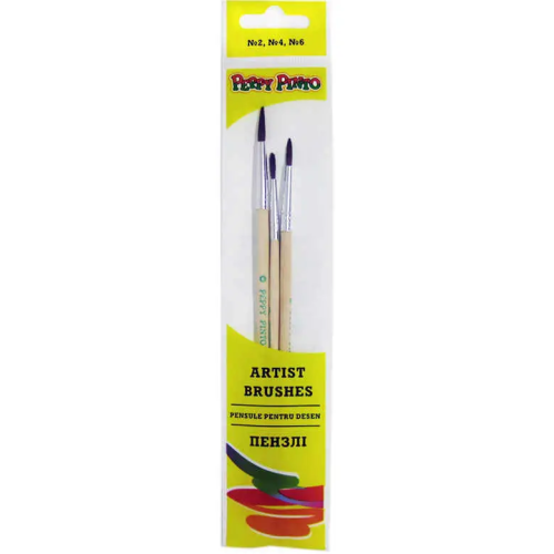 Набор кистей Пони  3 шт Peppy Pinto № 2,4,6  13731