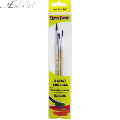 Набір пензлів Поні 3 шт Peppy Pinto № 2,4,6 13731 Набір пензлів Поні 3 шт Peppy Pinto № 2,4,6 13731