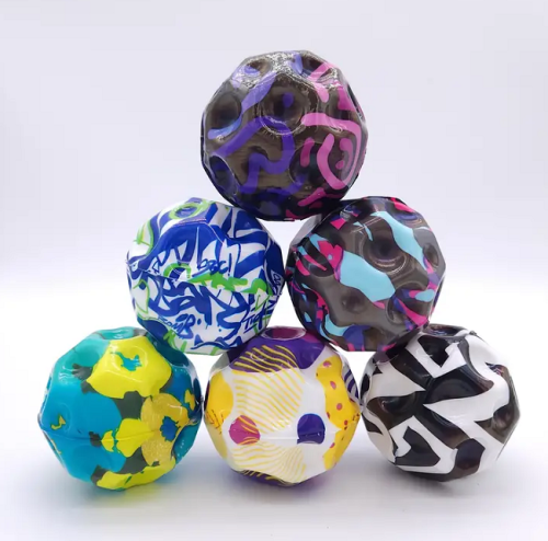 Игрушка Мяч Гравити Бол попрыгунчик 67мм Камуфляж  08295