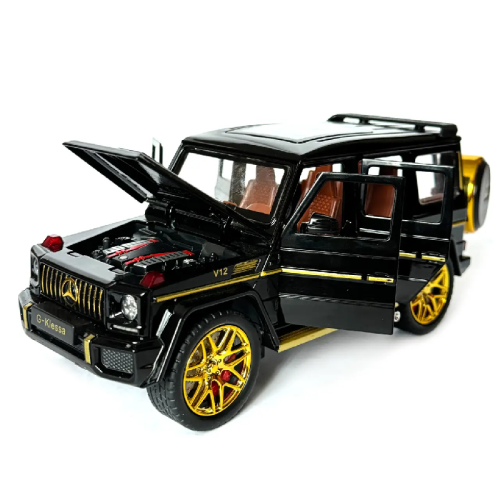 Машинка Автосвіт Mercedes-Benz G-Class кубик черный 21см  AP1860 фото 2