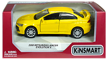 Машинка Kinsmart Mitsubishi Lanser Evolution X, спорт  KT5329W