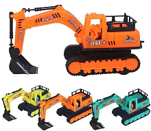 Игрушка Экскаватор пластмассовый инерционный 18 см  3368