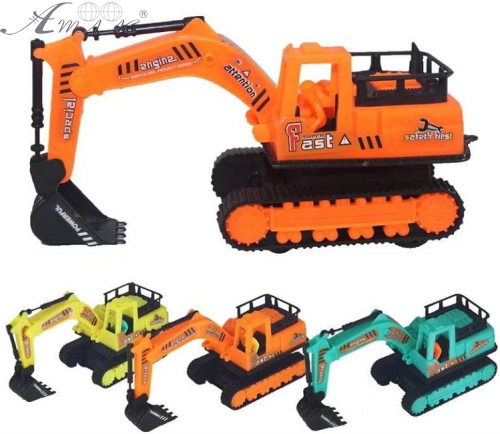 Іграшка Екскаватор пластмасовий інерційний 18 см  3368