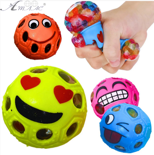 Іграшка силіконова антистрес Смайл з орбизами  9497-6