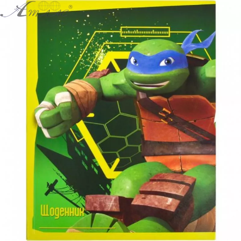 Дневник мягкая обложка МД украинский Черепашки Ниндзя, Дора микс D-Int-40-L* Дневник мягкая обложка МД украинский Черепашки Ниндзя, Дора микс D-Int-40-L*