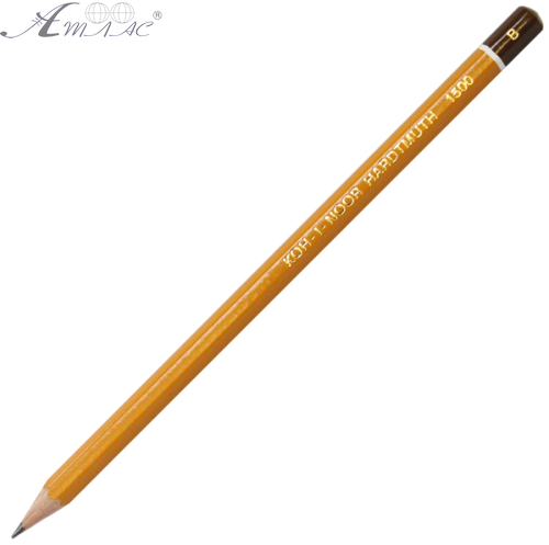 Карандаш графитный Koh-I-Noor 1500 B 02544 Карандаш графитный Koh-I-Noor 1500 B 02544