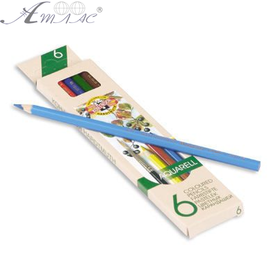 Карандаши акварельные цветные KOH-I-NOOR  6 цветов шестигранные