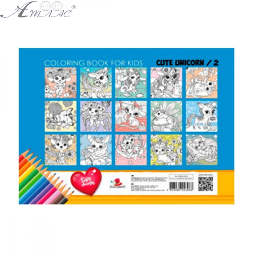 Раскраска А4 Єдиноріжка Unicorn 8 сторінок 22322 фото 2 Раскраска А4 Єдиноріжка Unicorn 8 сторінок 22322 фото 2