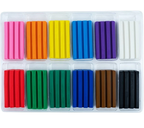 Пластилин Kite Classic 12 цветов 240 гр К-1086 фото 2 Пластилин Kite Classic 12 цветов 240 гр К-1086 фото 2