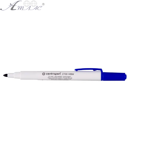 Маркер сухостиральний, сentropen, синій, 1,8мм 2709/03 синий