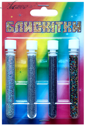 Блестки (Глиттер) Набор № 7 - 2 гр ( 4 шт ) - Серебро + Серебро Гол + Платина + Микс AS-2207, А-976 Блестки (Глиттер) Набор № 7 - 2 гр ( 4 шт ) - Серебро + Серебро Гол + Платина + Микс AS-2207, А-976