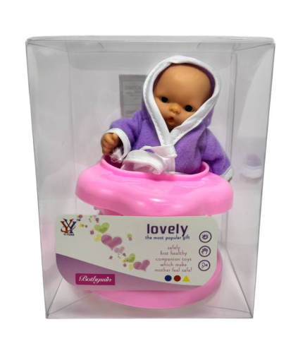 Игрушка Пупс резиновый 10см на ходунках  04786 фото 2