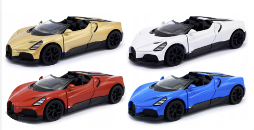 Машинка Kinsmart Bugatti Mistral кабрио метал инерция KT5480W Машинка Kinsmart Bugatti Mistral кабрио метал инерция KT5480W