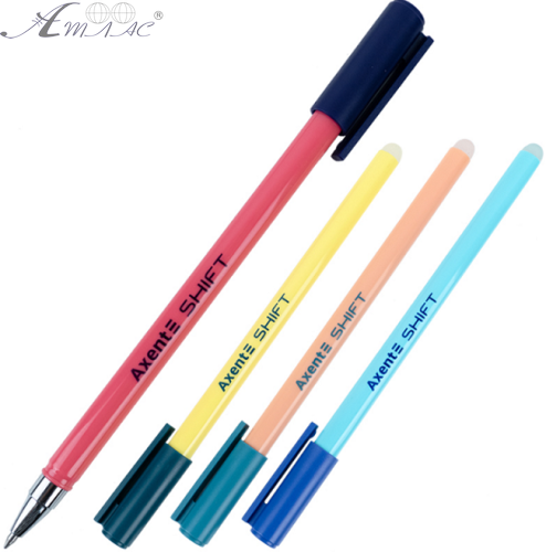 Ручка гелева Пиши - прай Axent Shift синя  AG1095-02A