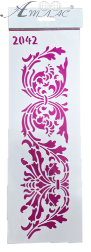 Трафарет для декора мягкий, самоклеящийся № 2042 ТМ-2042 Трафарет для декора мягкий, самоклеящийся № 2042 ТМ-2042