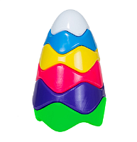 Іграшка Піраміда пластикова Хвиля №3 12 х 20 см  Bamsic  1806