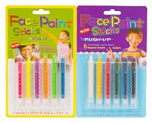 Крейда для розмальовки обличчя Неон 6 кольорів D-4236, FP-6