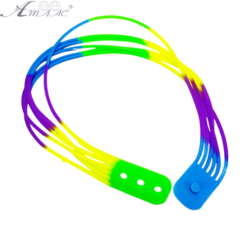 Браслет гумовий дитячий 40см яскравий  10787 фото 2