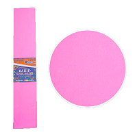 Бумага гофрированная Розовая 50х200см 55% цена за 10шт  KR55-8004