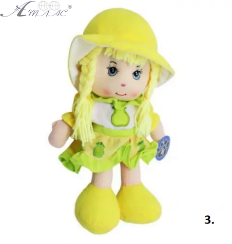 Іграшка М'яка Лялька, Мікс 35 см у пакеті 1422 фото 3 Іграшка М'яка Лялька, Мікс 35 см у пакеті 1422 фото 3