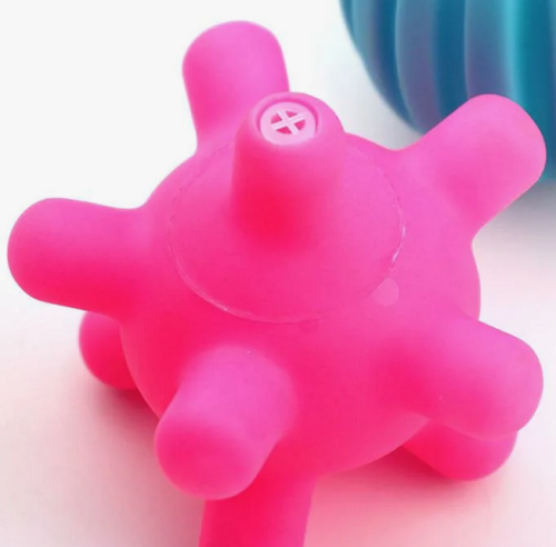 Игрушка Набор тактильных мячиков 4 шт. в тубе  ХС2045-3 фото 3