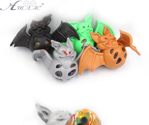 Іграшка силіконова антистрес Кажан з орбізами 7см  9498