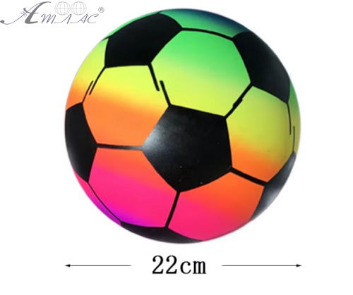 Іграшка М'яч надувний, дитячий з малюнком неон 22 см  06935 фото 2