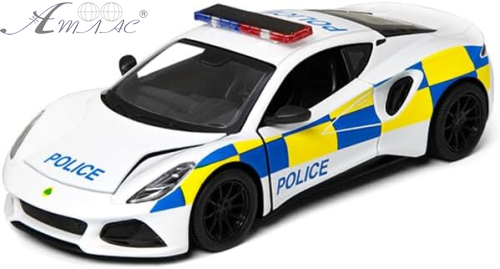 Машинка Kinsmart Lotus Emira Police метал  KT5441WP